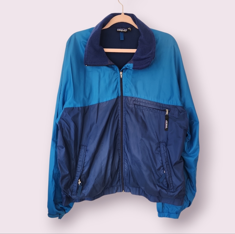 Vintage Patagonia‎ Two Tone Windbreaker Jacket Y2K Size Men's L